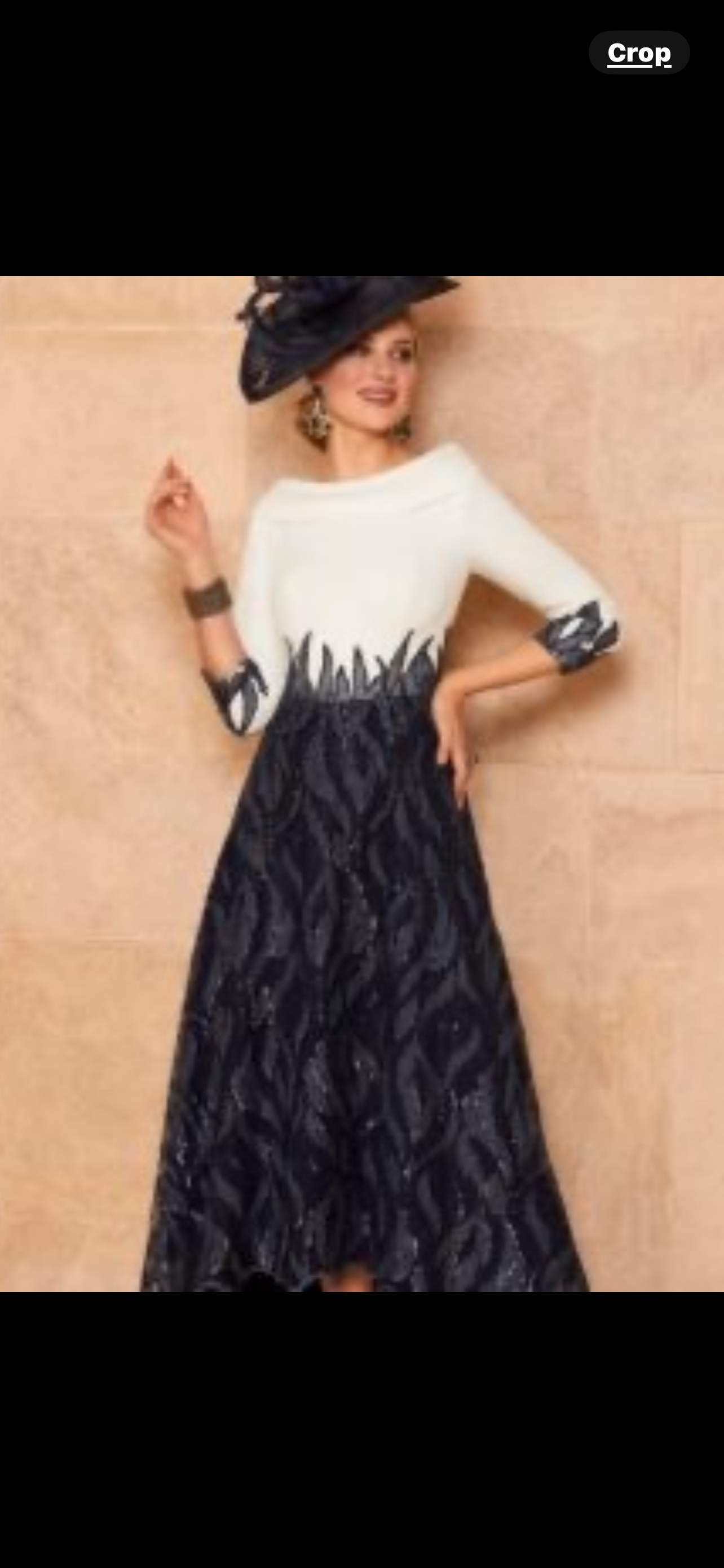 Navy and ivory dress.. SALE!