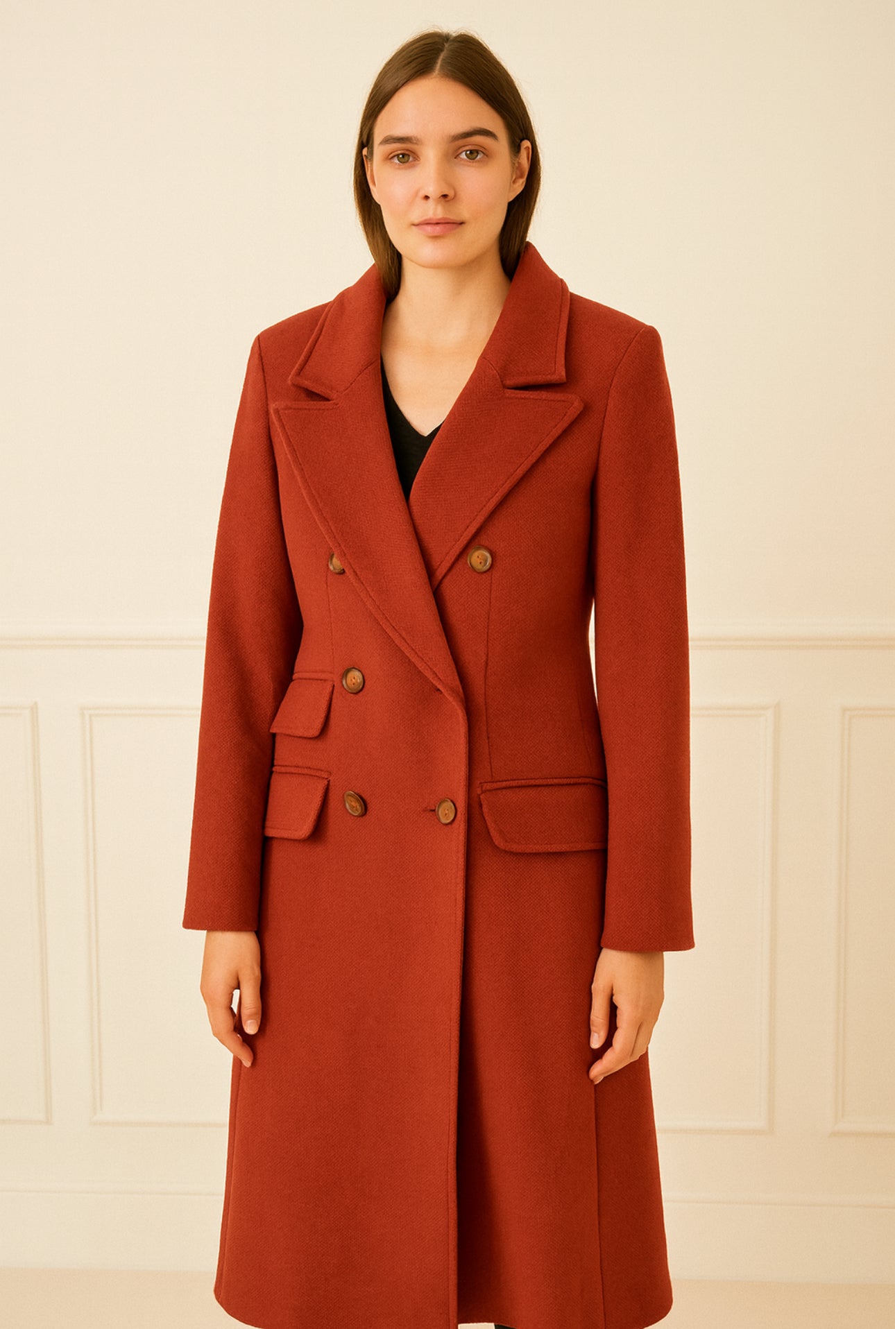 EDAS burnt orange coat