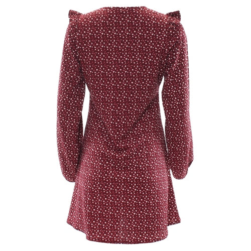 Delma burgundy dress