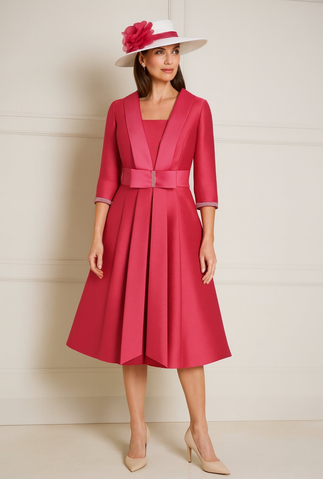Gabriela fuchsia A line dress SALE!