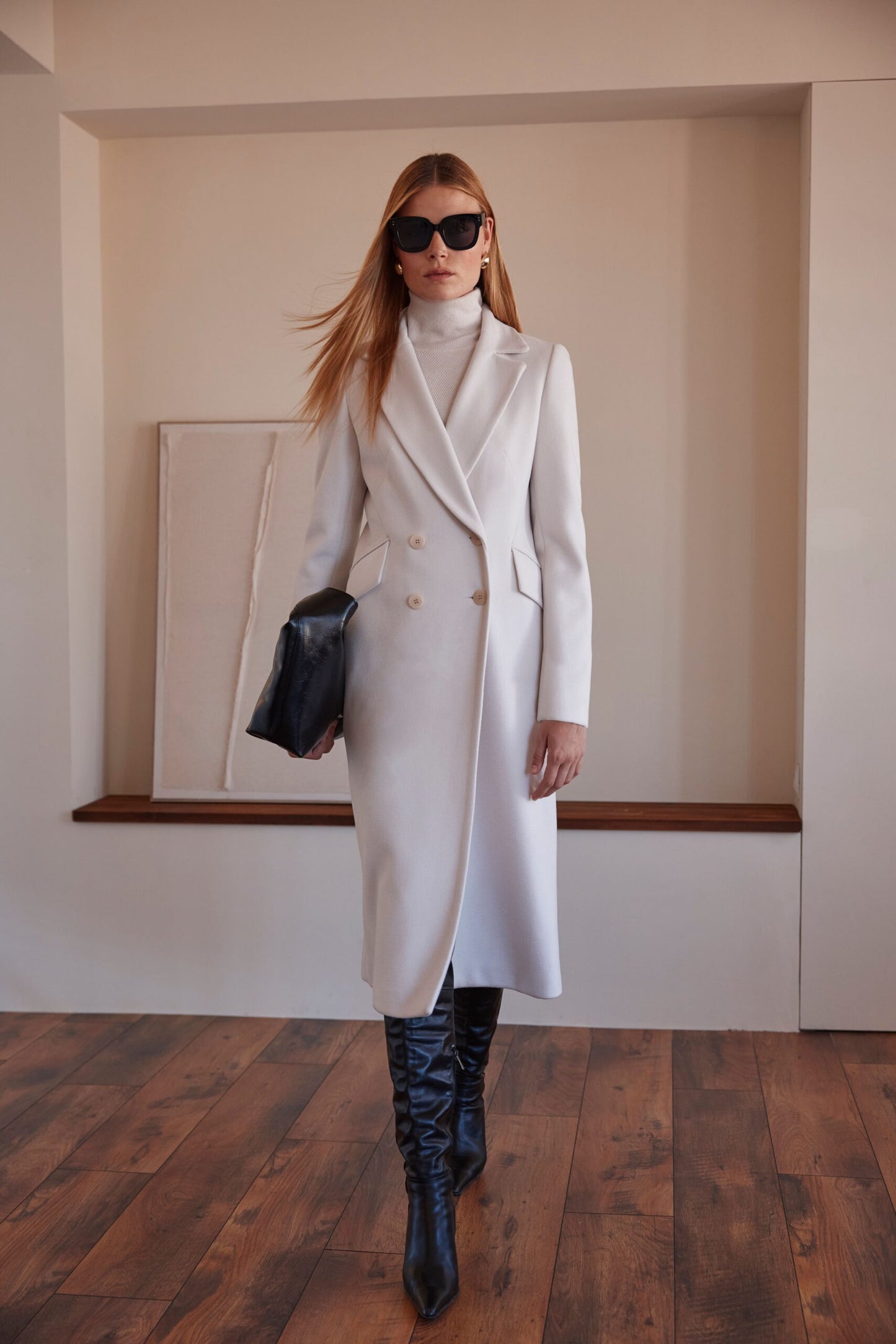 Argiddo Cream Tailored Coat