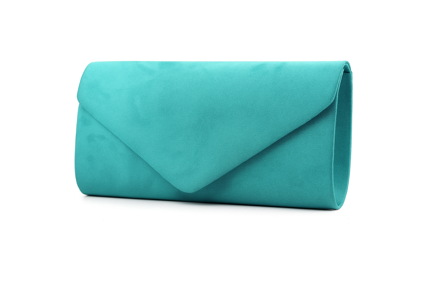 Lunar Amy Turquoise green clutch bag.