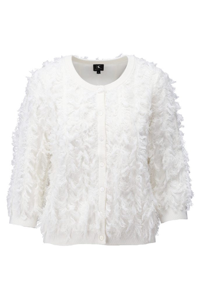 K-Design white Cardigan.