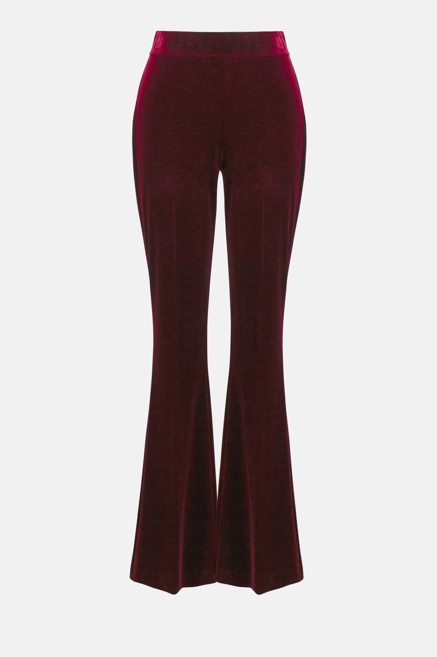 JOSEPH RIBKOFF Velvet Flared Pull-On Pants 254195