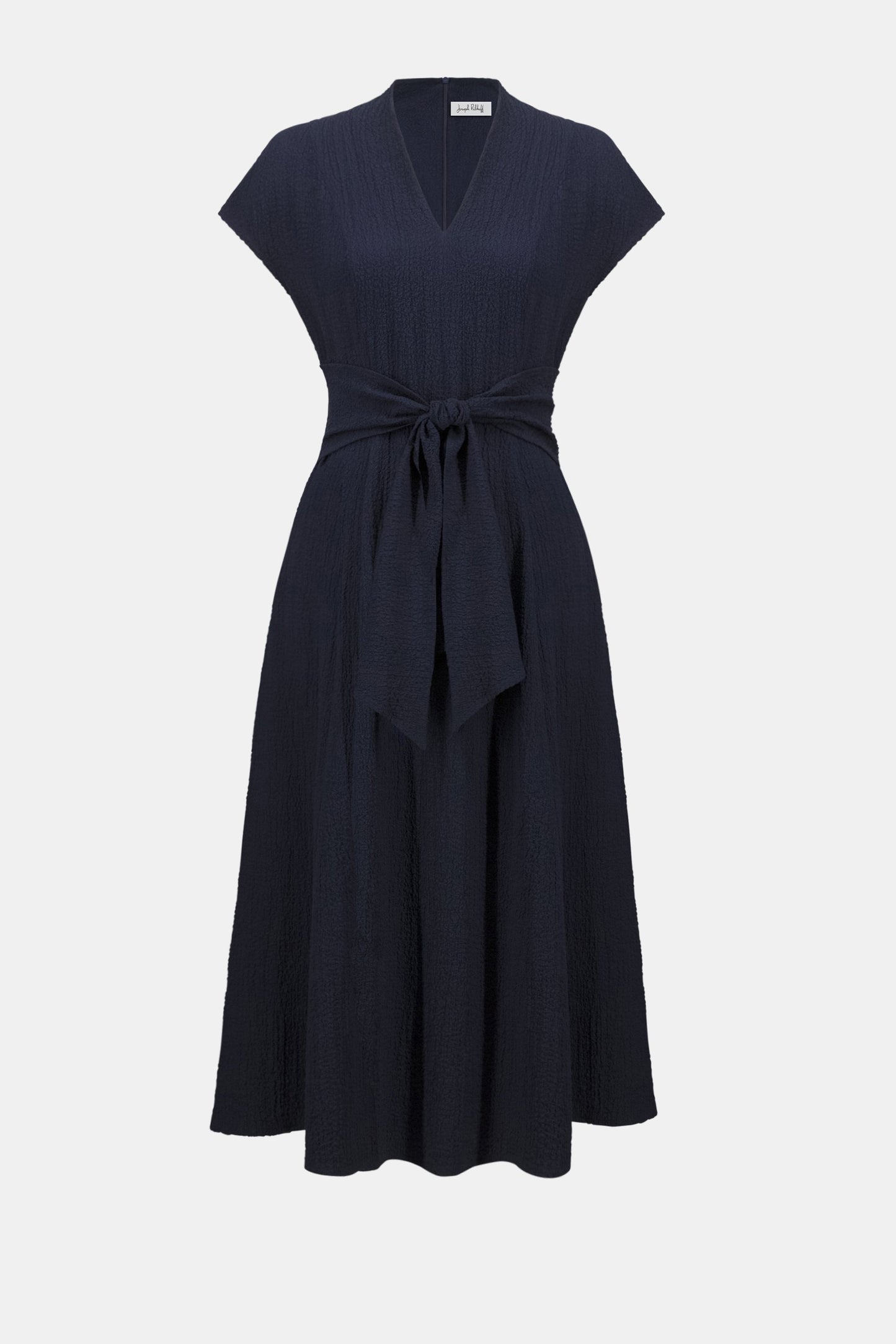 JOSEPH RIBKOFF Woven Seersucker Fit And Flare Dress 262026