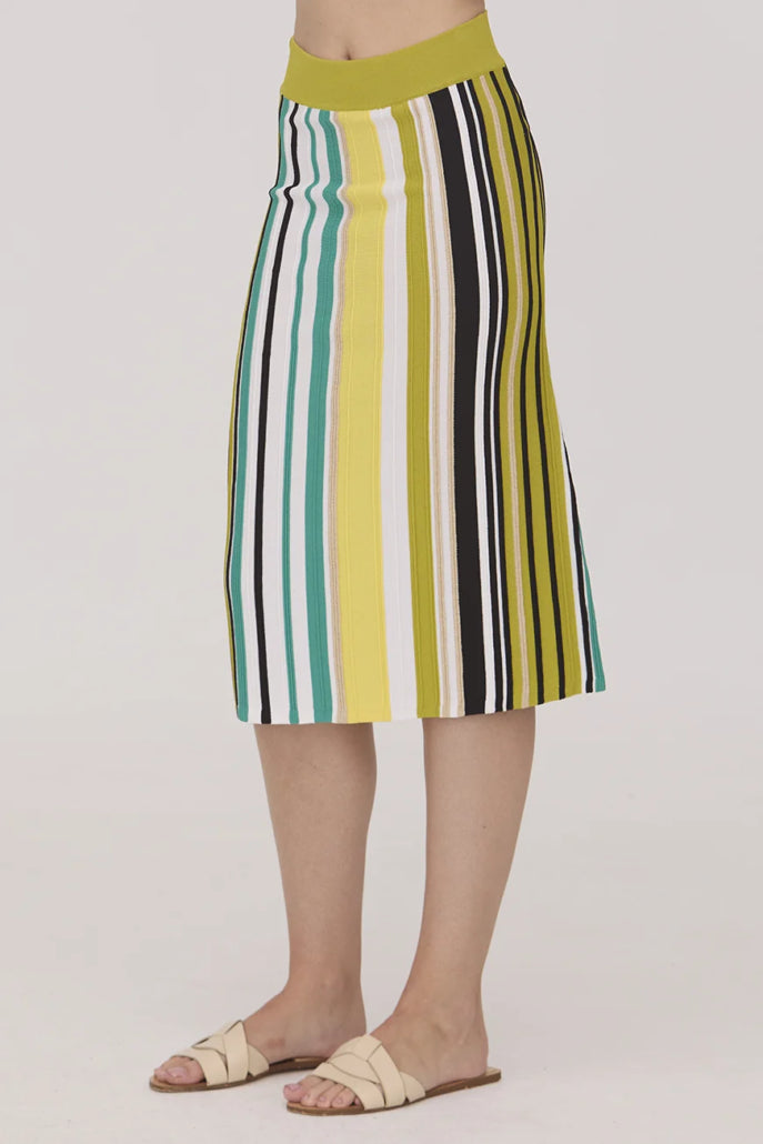 Scorzzo multi striped skirt