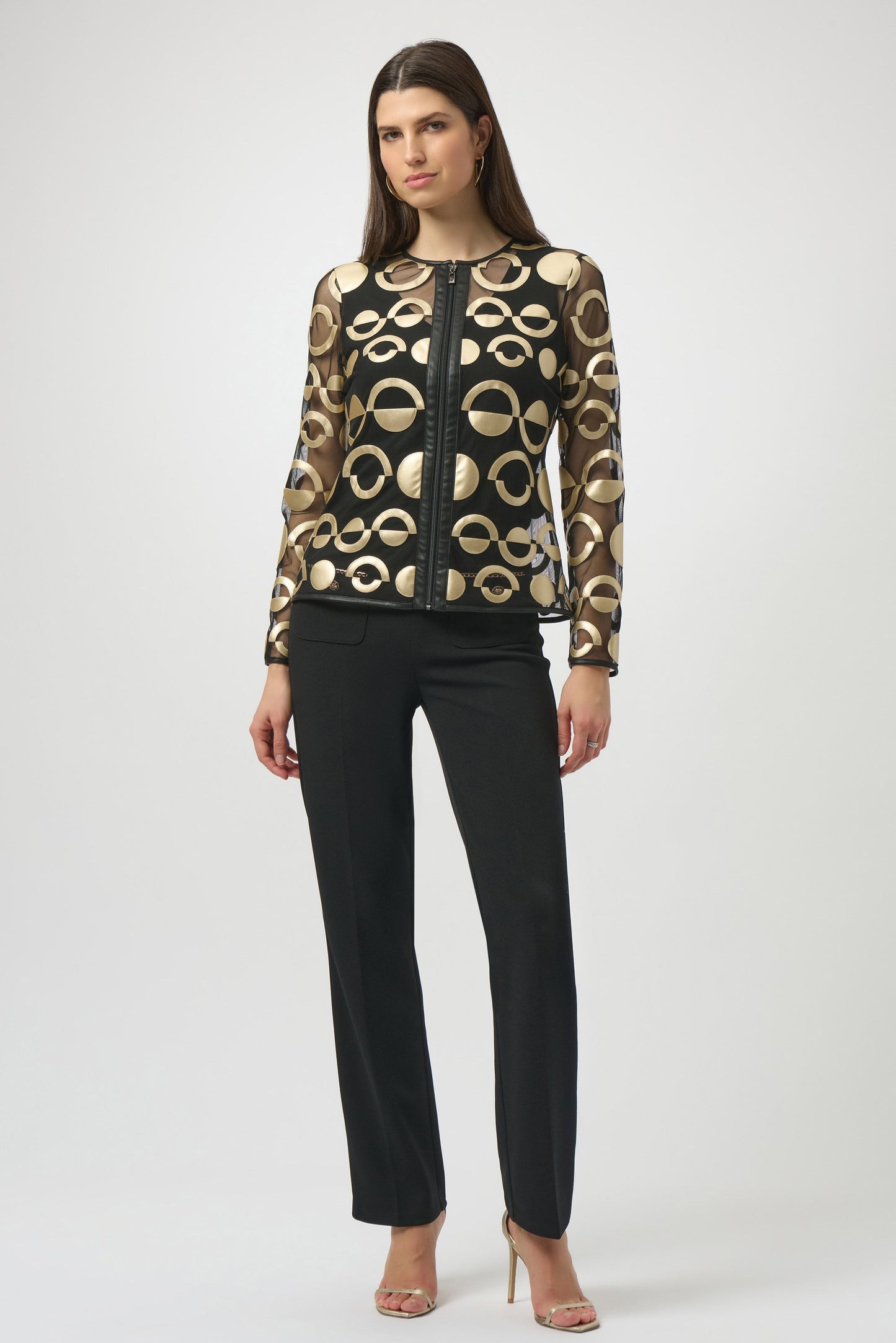 Scuba Crepe Straight Pull-On Pants
254043