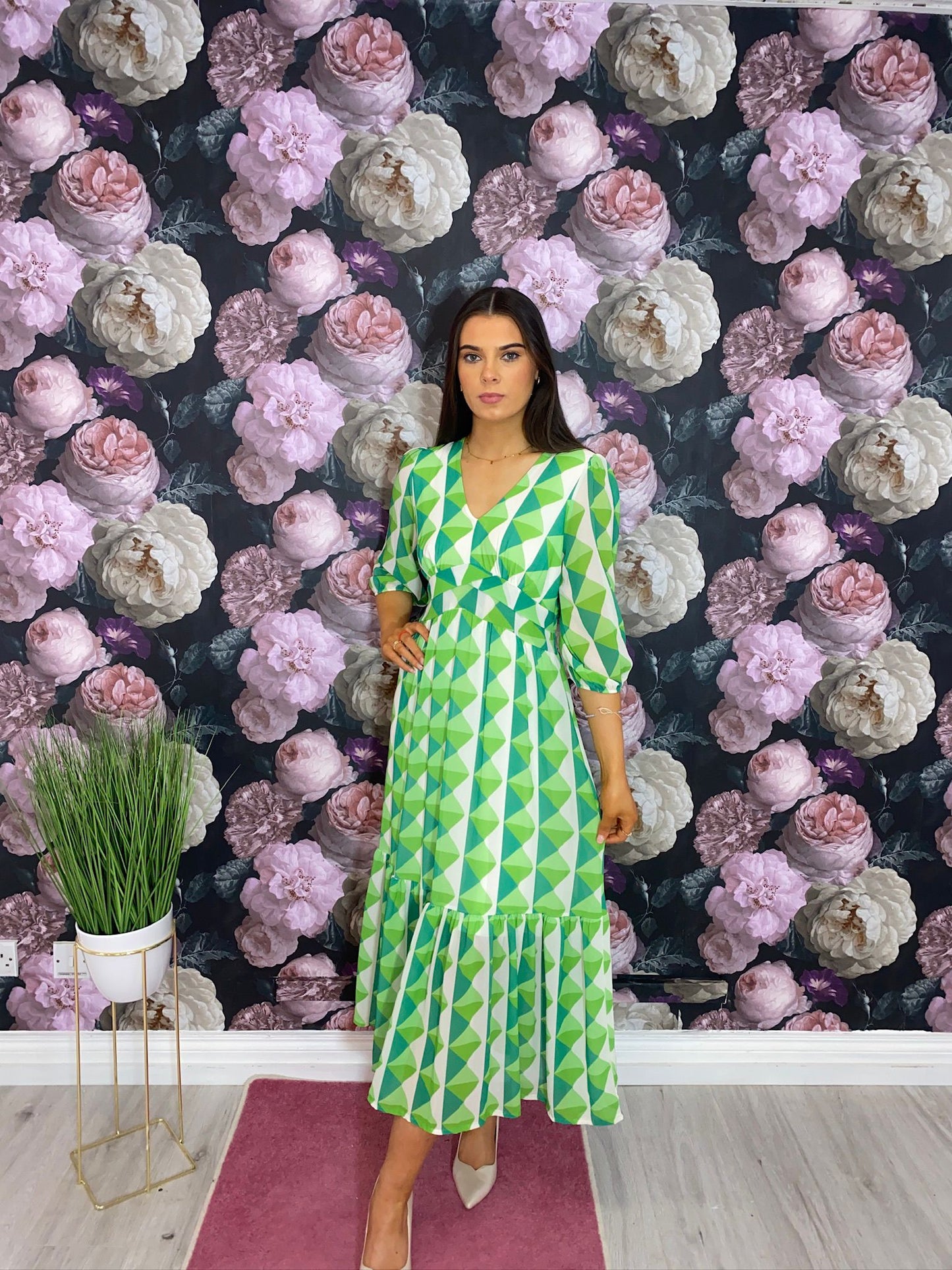 Green Annabelle dress