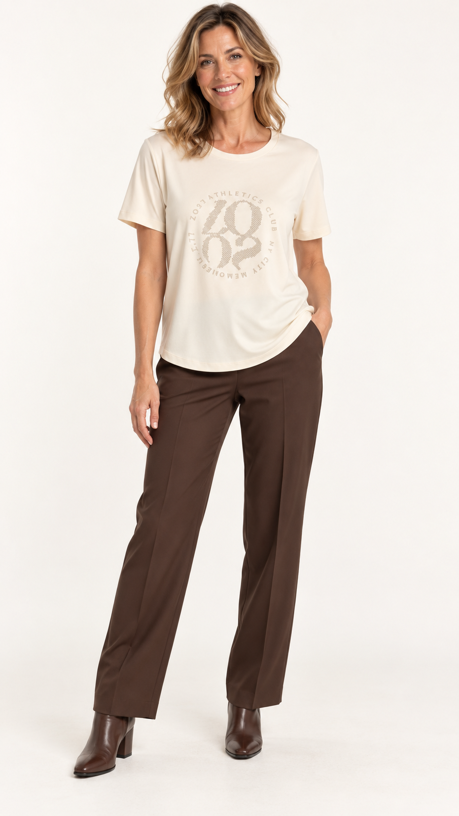 Zoso Cream Logo T-Shirt