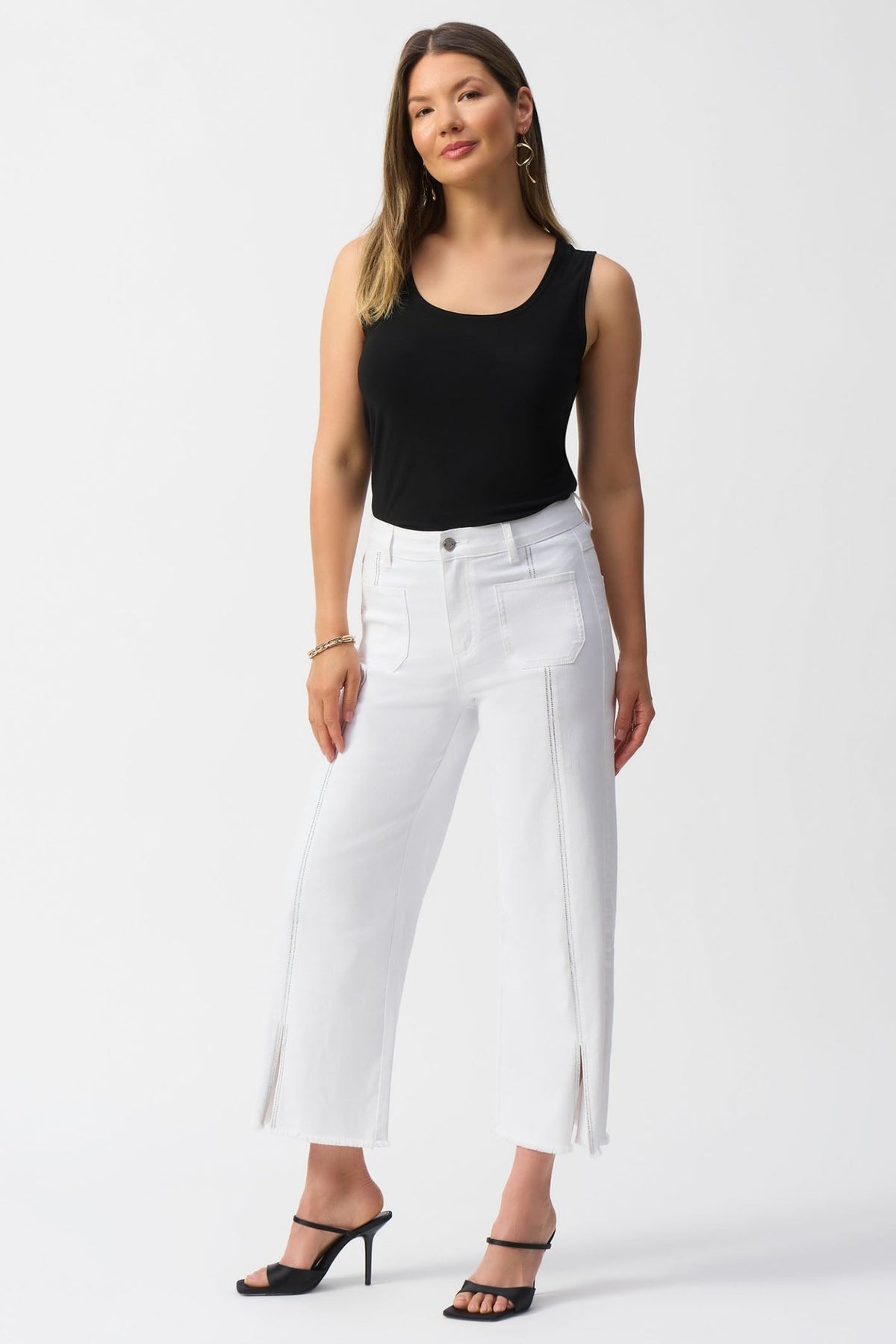 Joseph Ribkoff 251970 Black Round Neck Cami Top