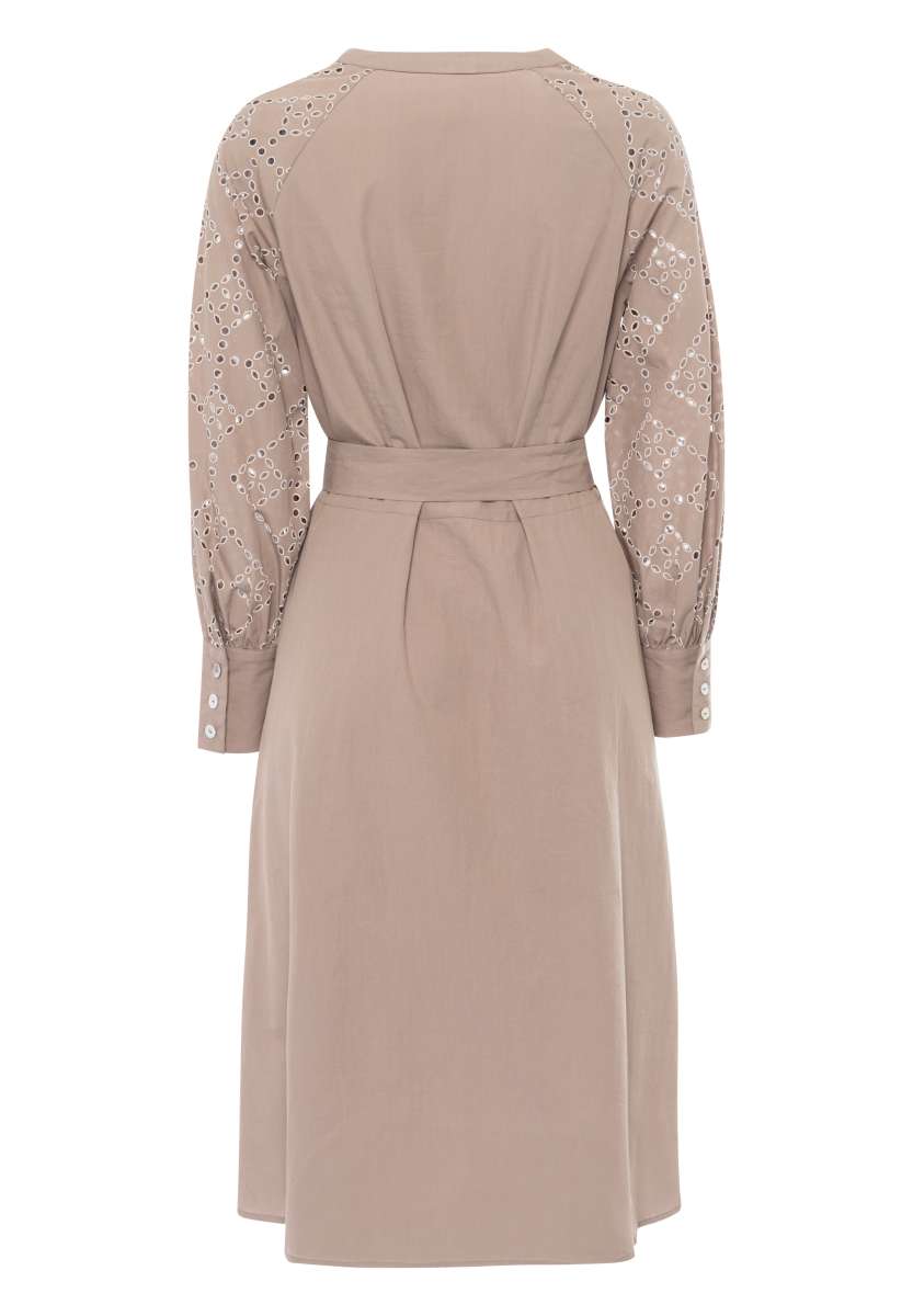 Tuzzi dress with embroidery accents