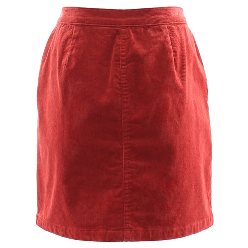 Kelila rust cord skirt