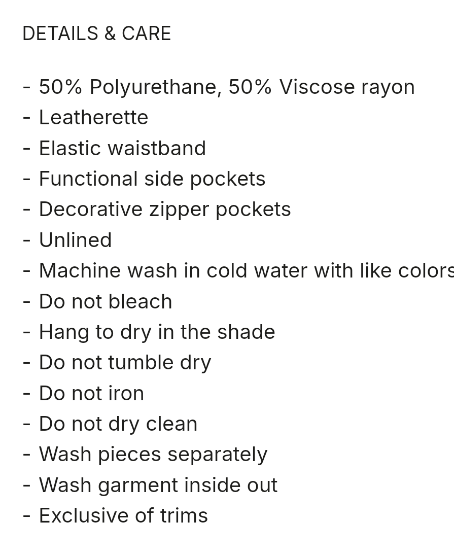 244939 Joseph ribkoff leatherette slim fit pull on pants