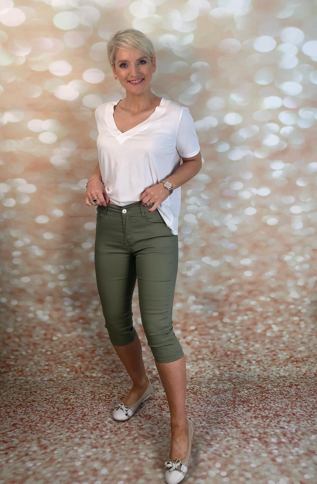 Khaki canvas jean