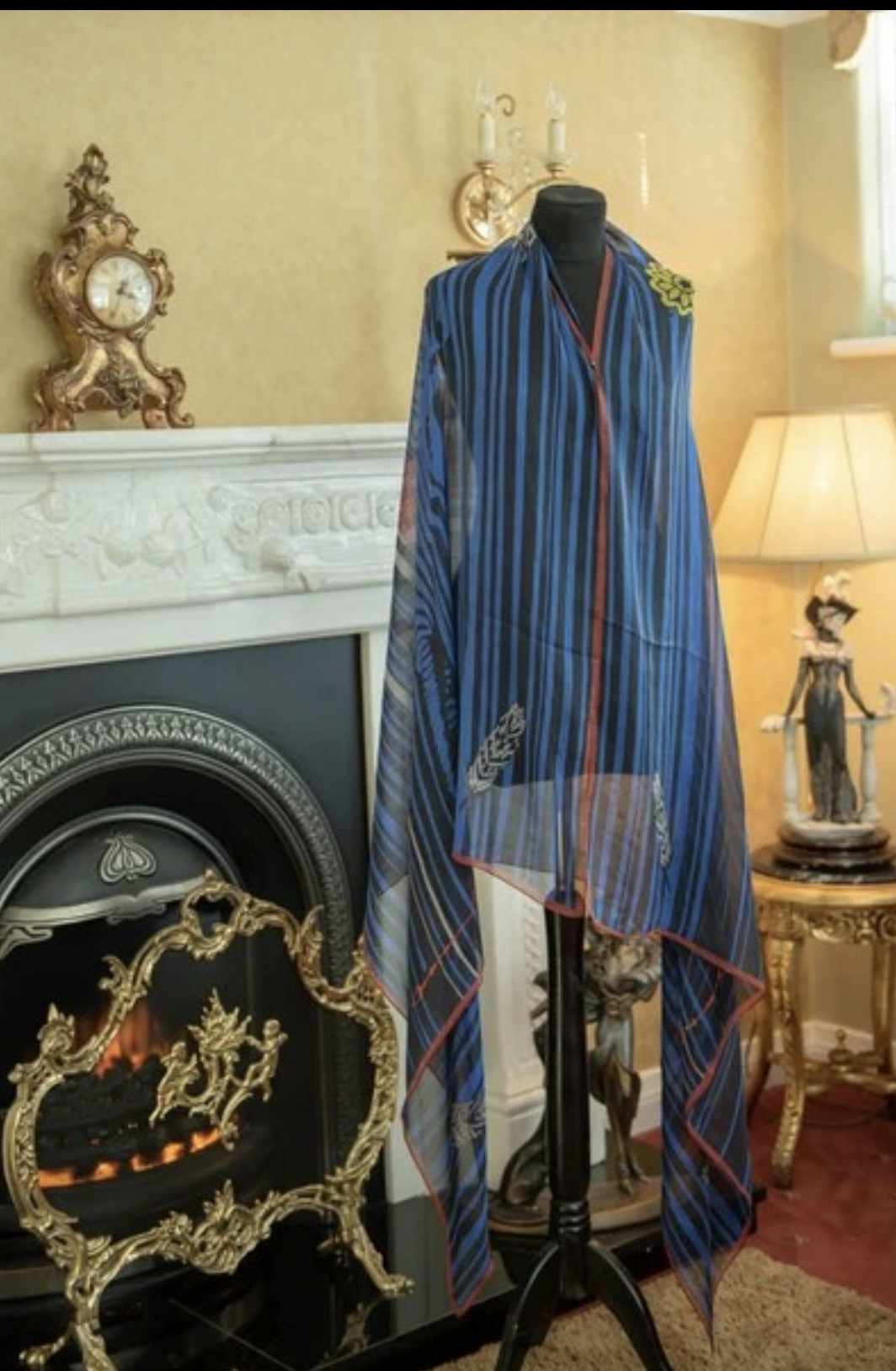 Susan mc cann 100% silk scarf