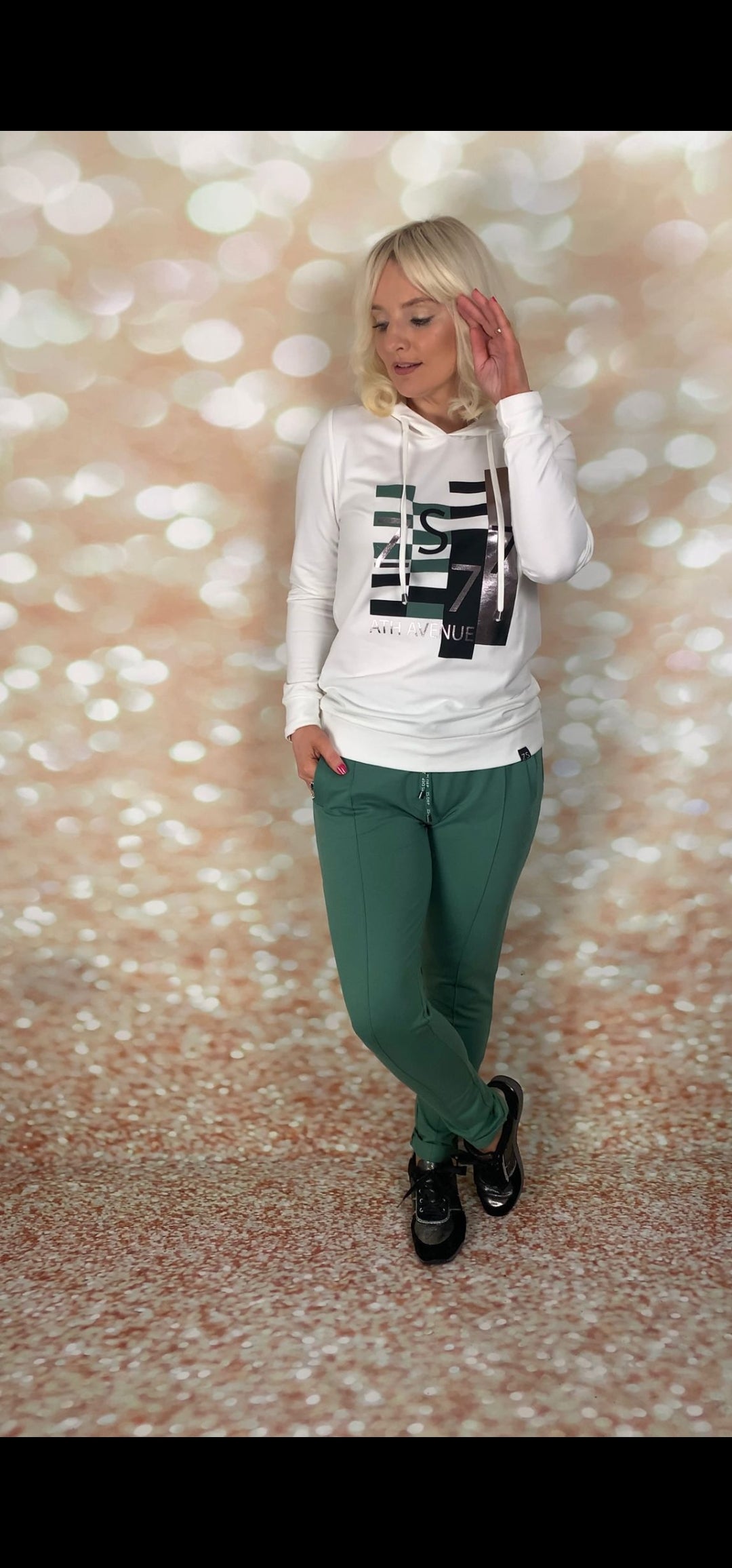 Zoso green tracksuit bottom