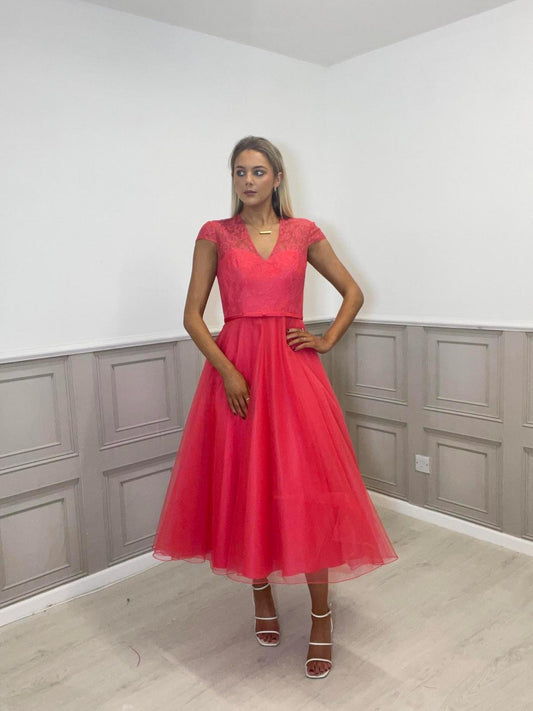Coral dress. STRICTLY NO RETURNS OR REFUNDS ON SALE ITEMS