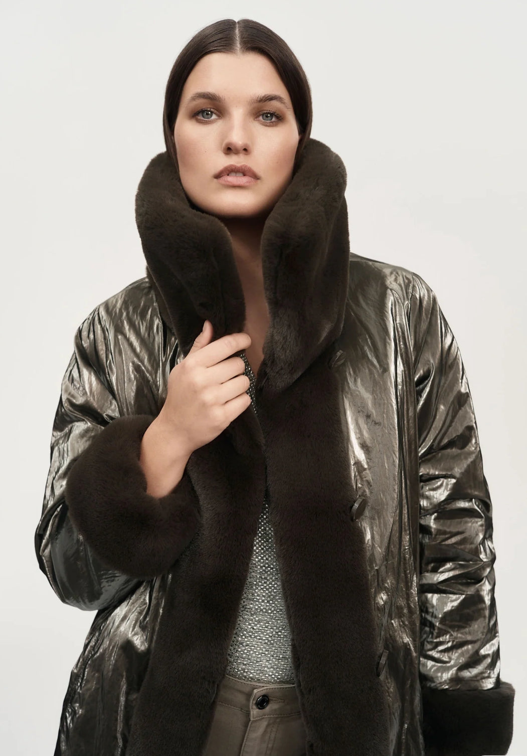 JOSEPH RIBKOFF Reversible Outerwear Style- 243904