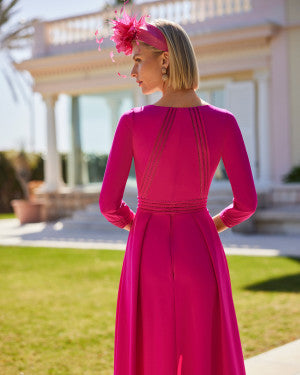 Fushia jumpsuit mother of the bride and groom/special occasion