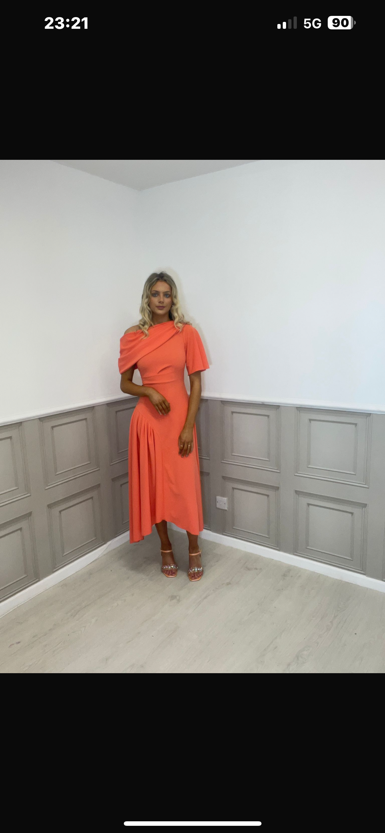 Venice Orange dress.