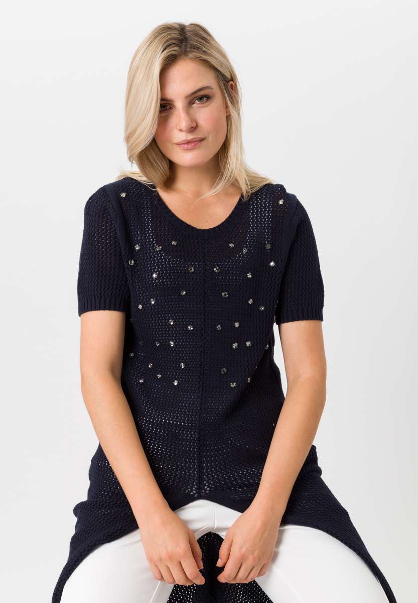 Tuzzi navy tunic
