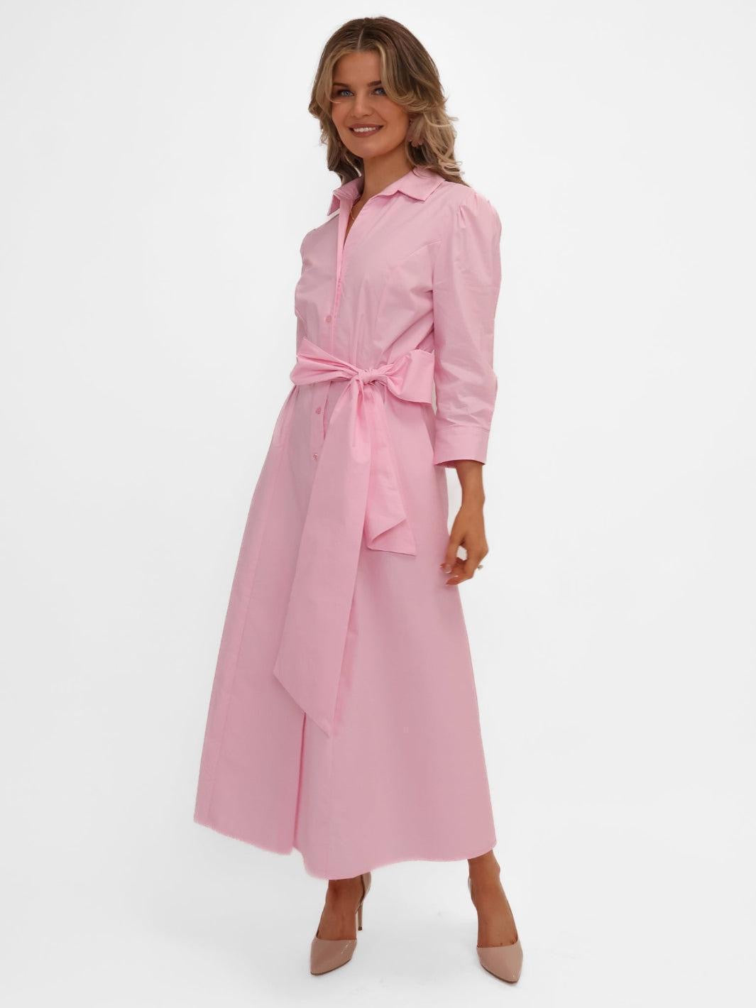 Kate & Pippa Victoria pink shirt dress