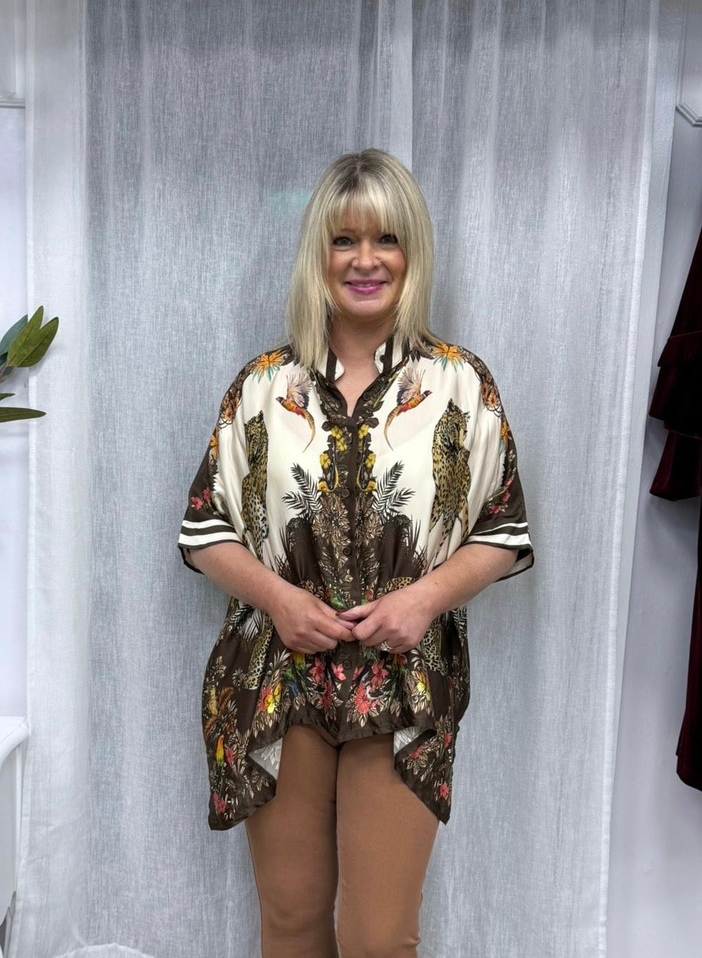 Ladies assorted clothing tiger 9160 JKT choco