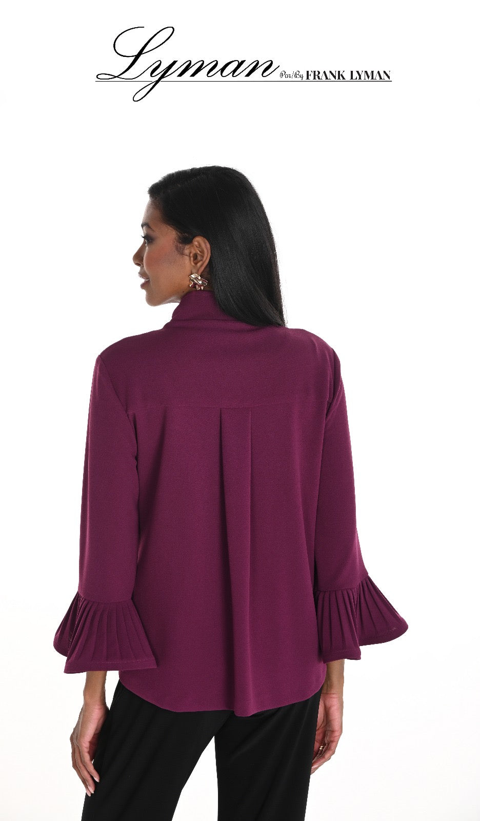 Frank Lyman Magenta Jewel Button jacket 259105