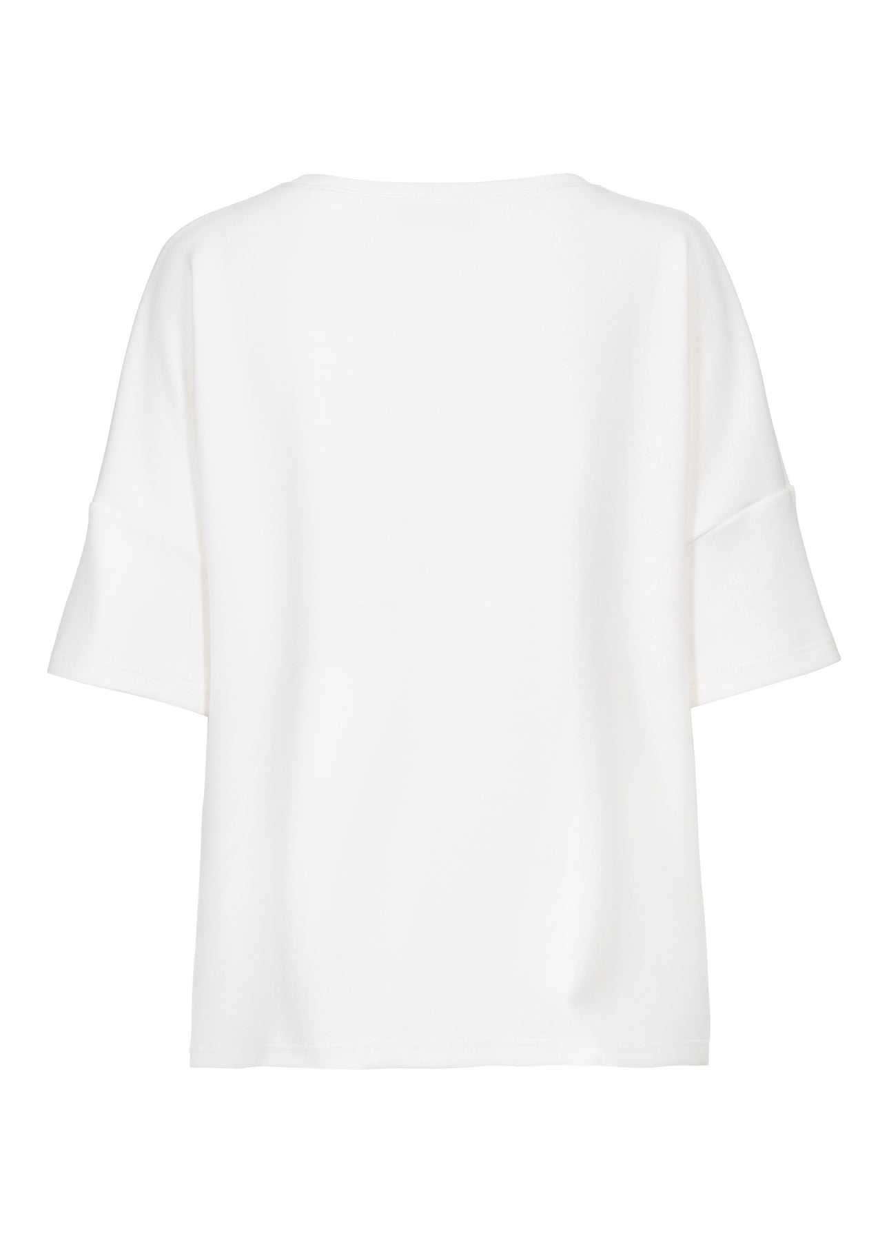 TUZZI beach please- striped bow white t-shirt