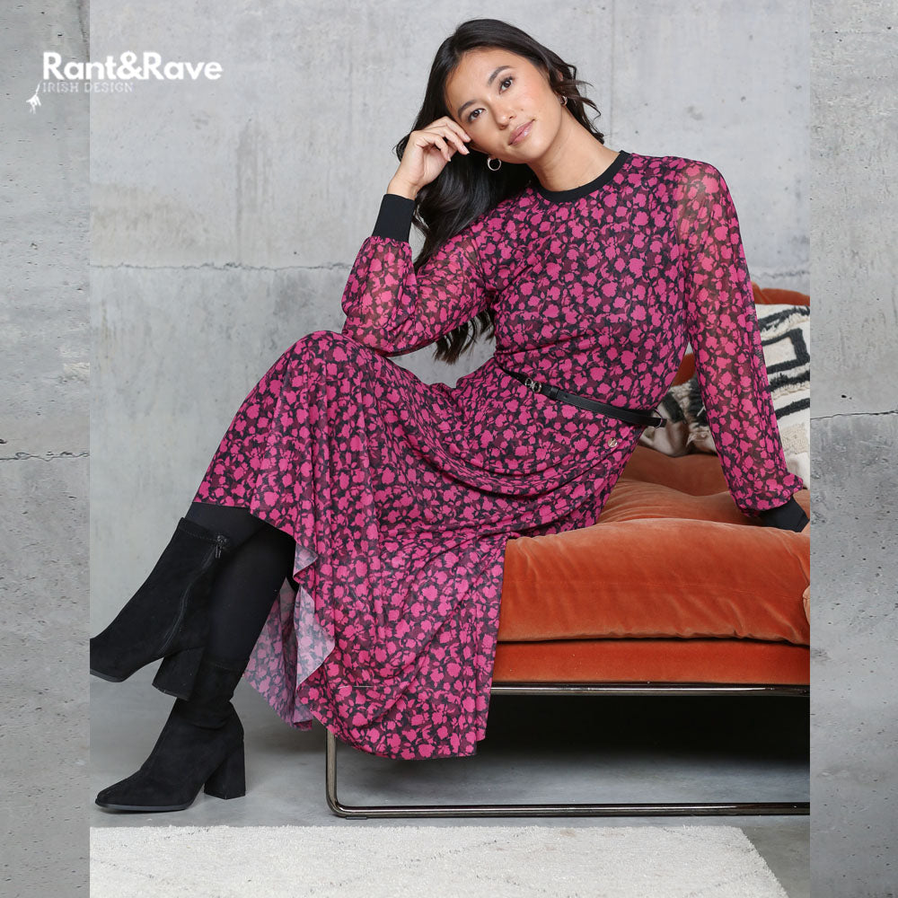 Rant & Rave Gwyneth Dress Pink