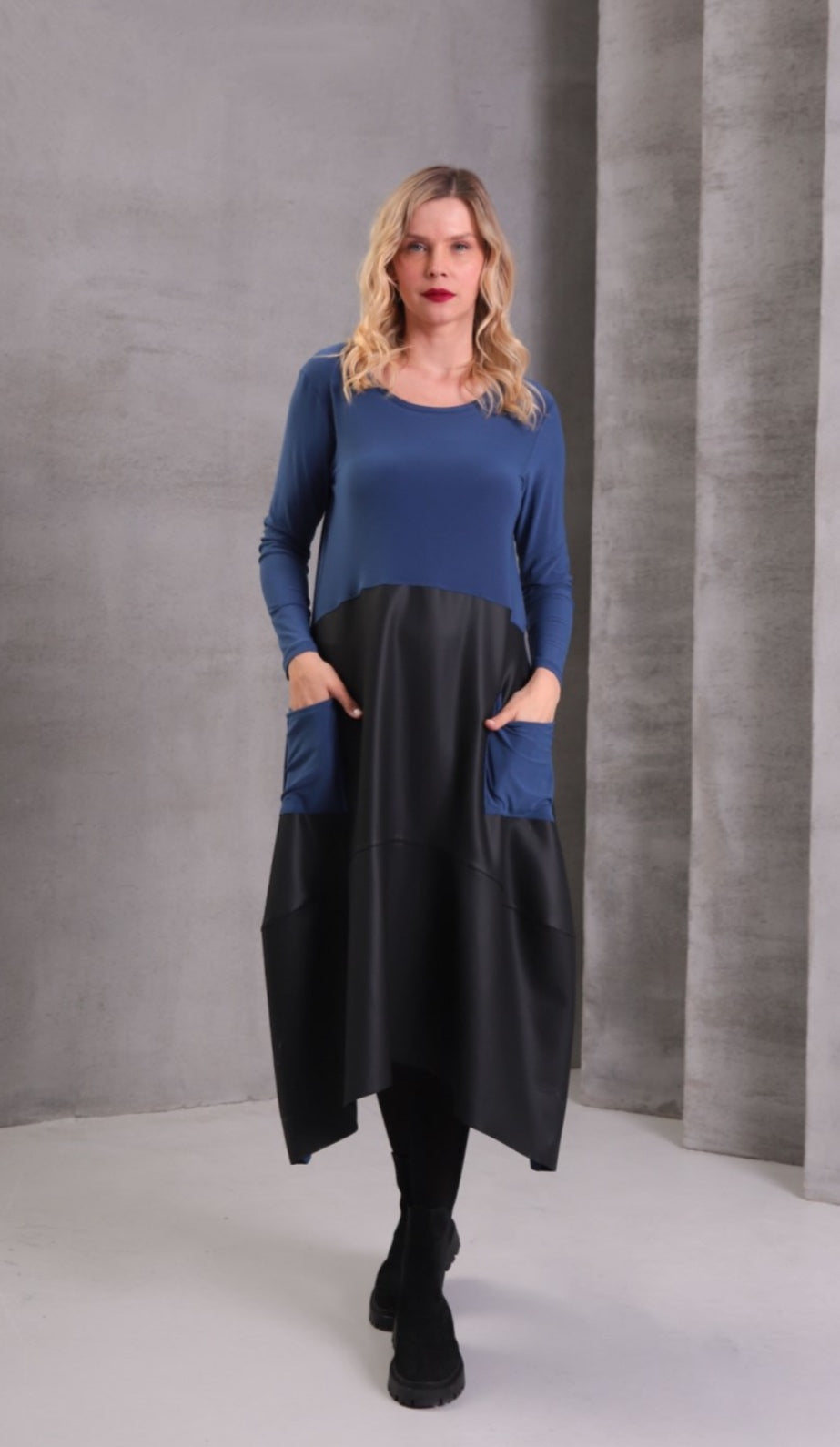 Inco 2142 Petrol/Black Dress