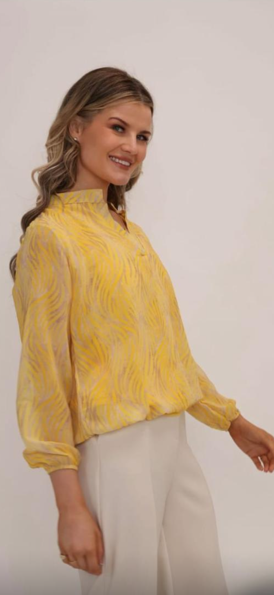 Kate & Pippa Bella band yellow blouse