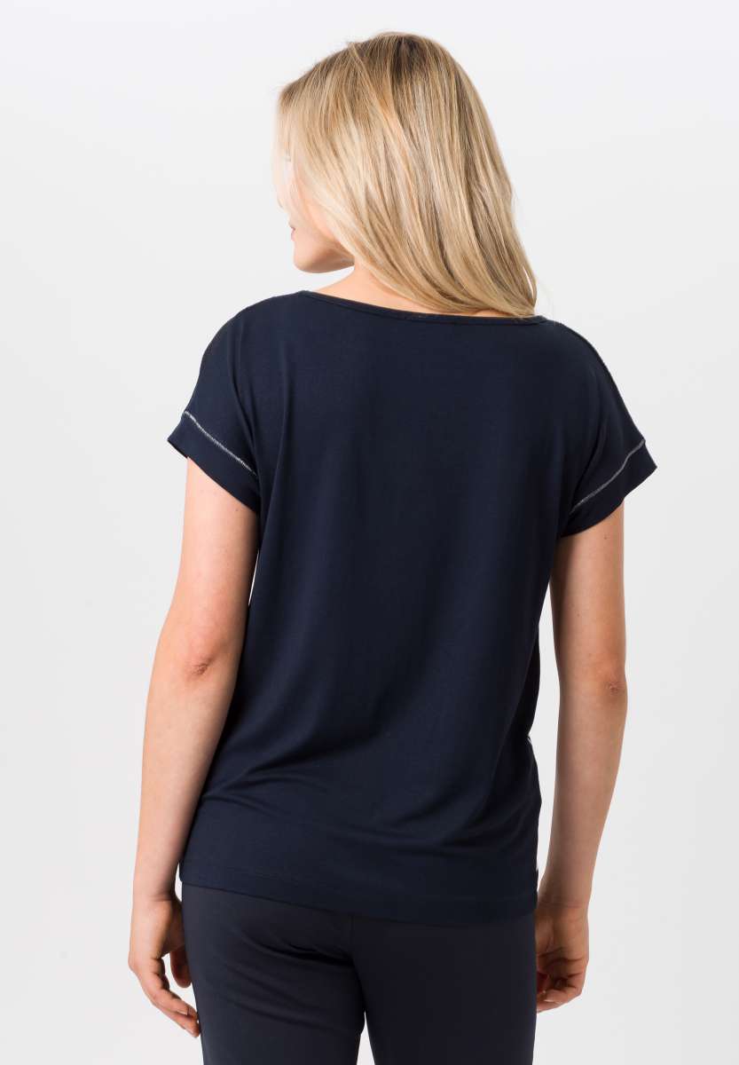 Tuzzi short sleeve stripe  sweater