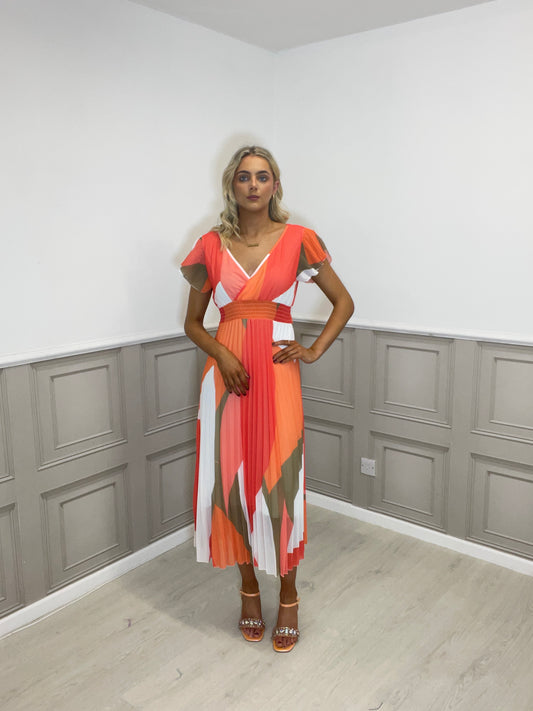 Jenny orange dress
