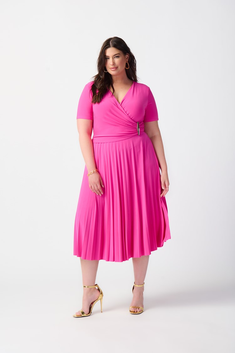 Joseph ribkoff pink dress 241013
