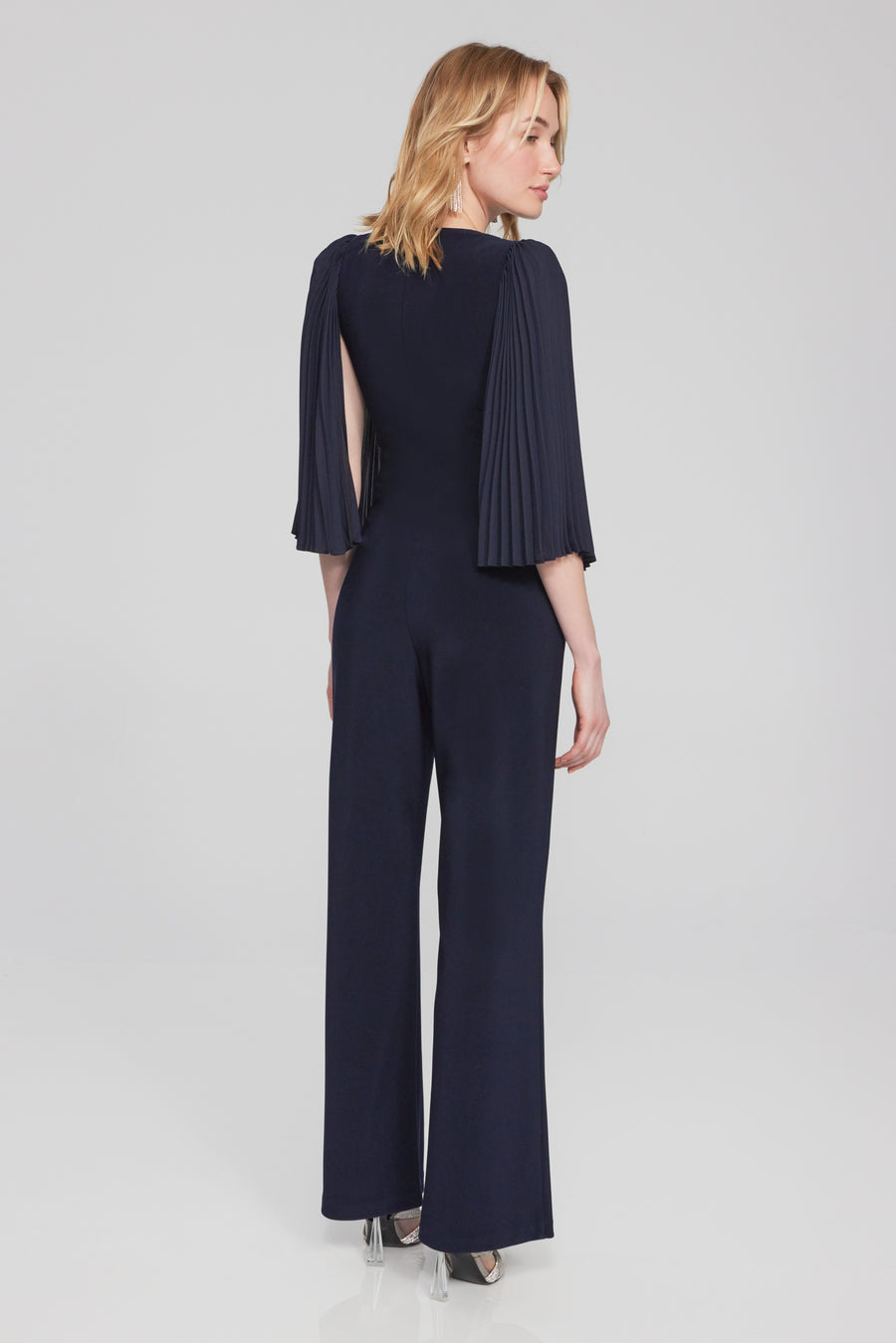 241782 navy jumpsuit Joseph ribkoff