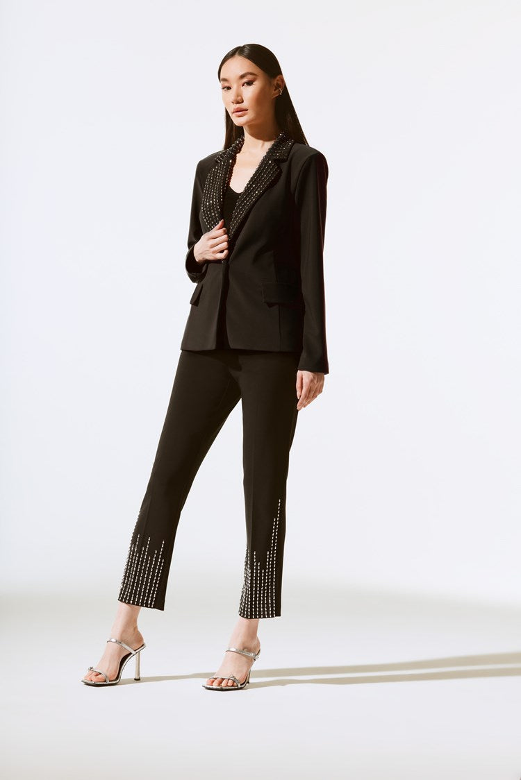 243731 Joseph ribkoff fitted  embellished blazer