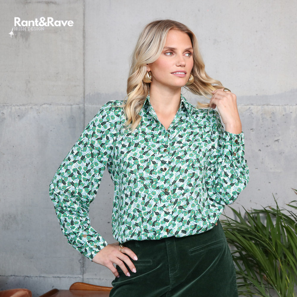 Rant & Rave Jasleen Blouse Green