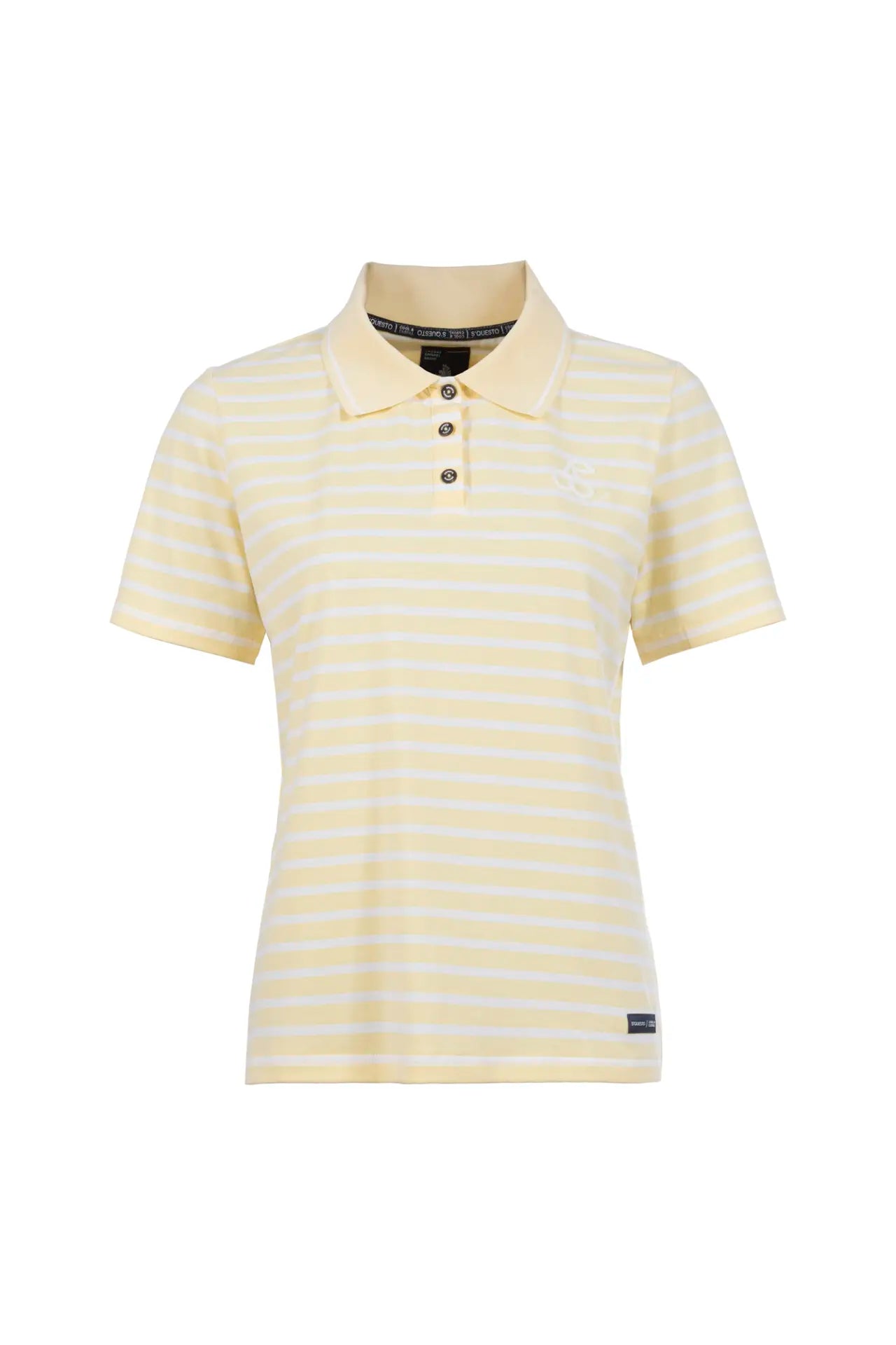 Sequesto Lemon Stripe Polo Shirt