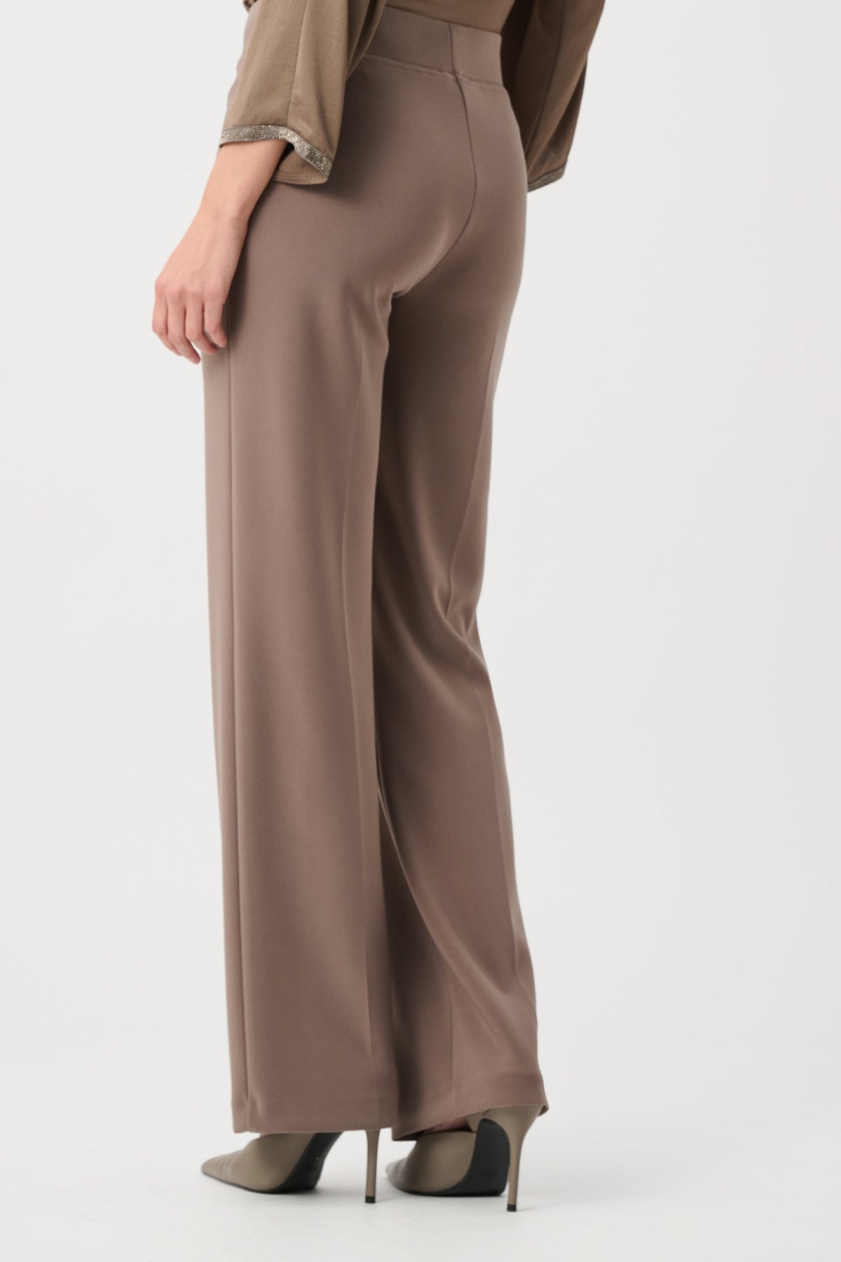JOSEPH RIBKOFF FLARE HIGH-WAISTED TROUSERS STYLE 153088F26