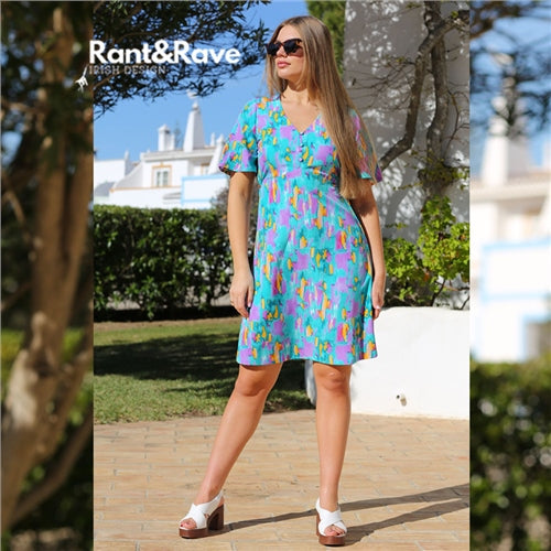 Nina turquoise dress