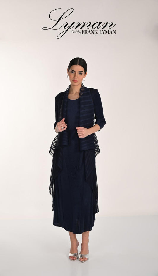 FRANK LYMAN 268506 knit dress in midnight