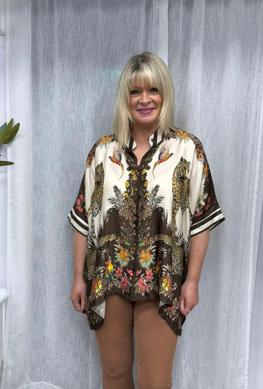 Ladies assorted clothing tiger 9160 JKT choco