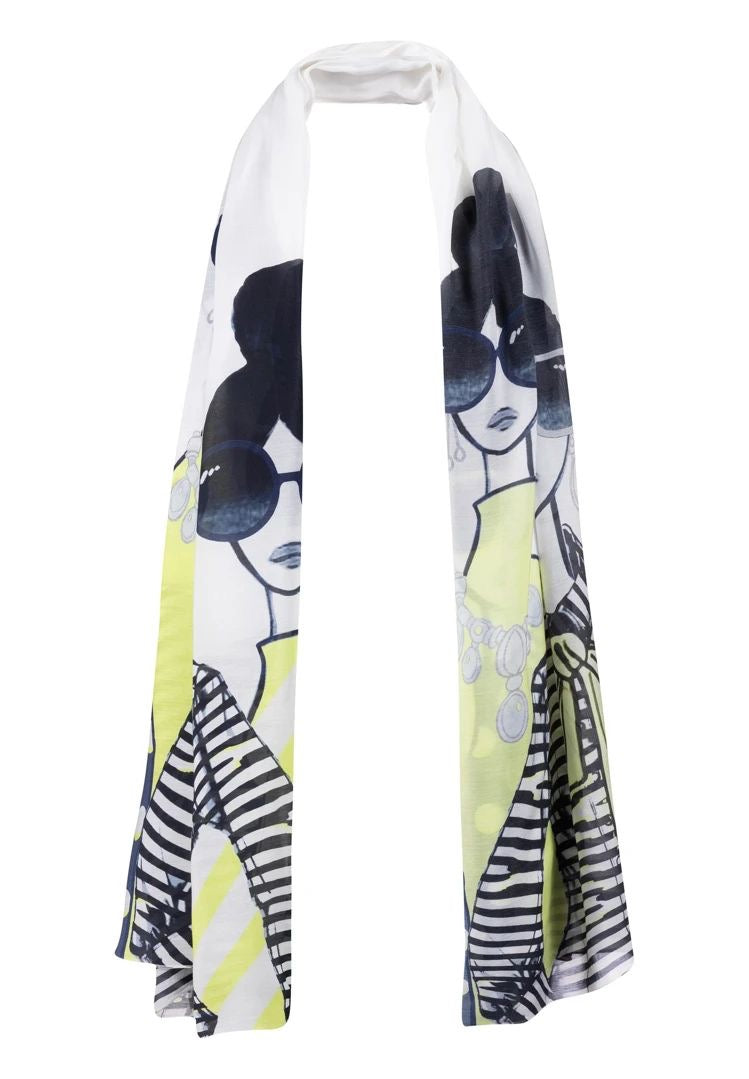 TUZZI 411.770 Diva state of mind- Graphic scarf