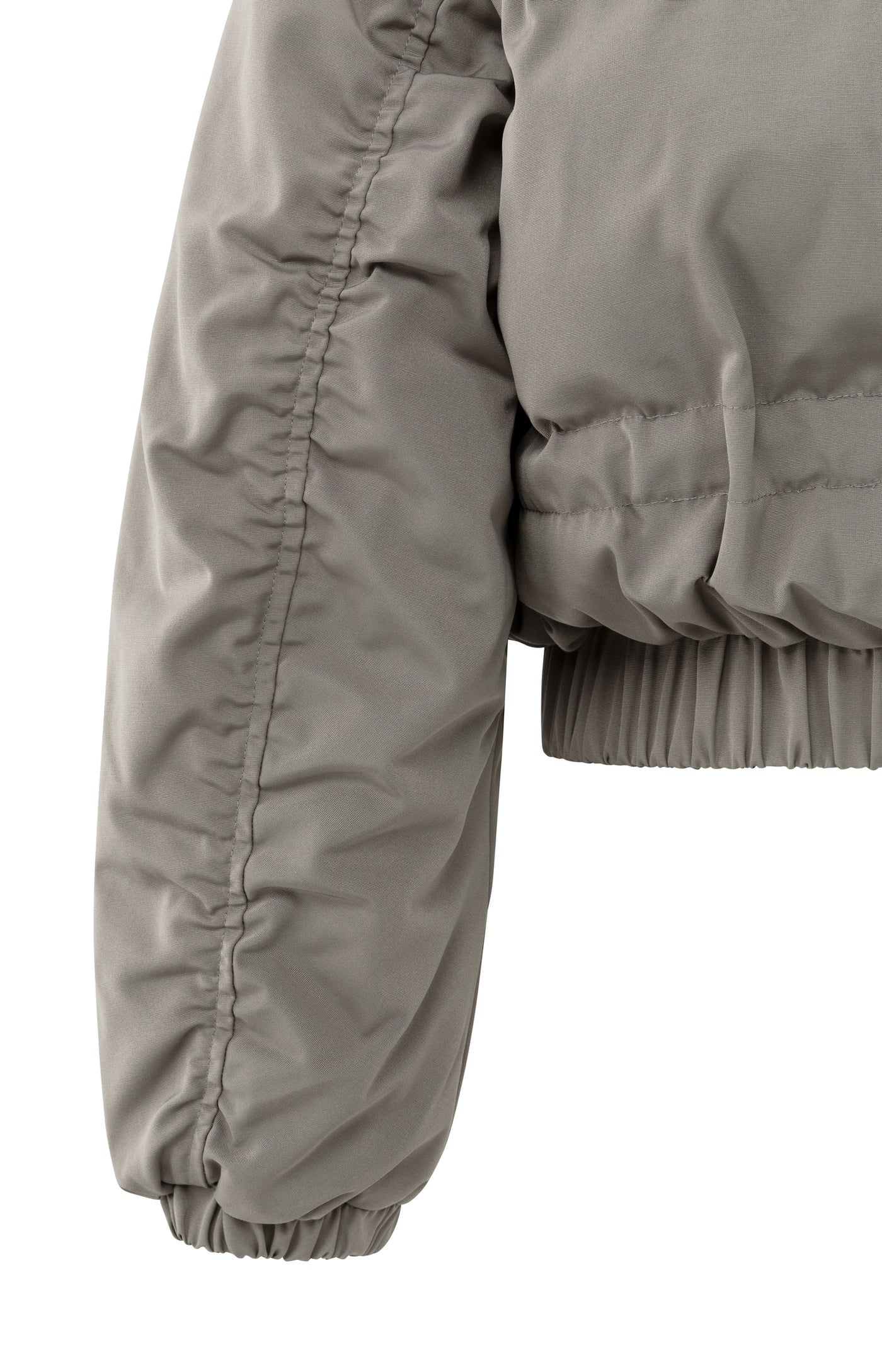 YAYA cropped nylon jacket with zip-off sleeves