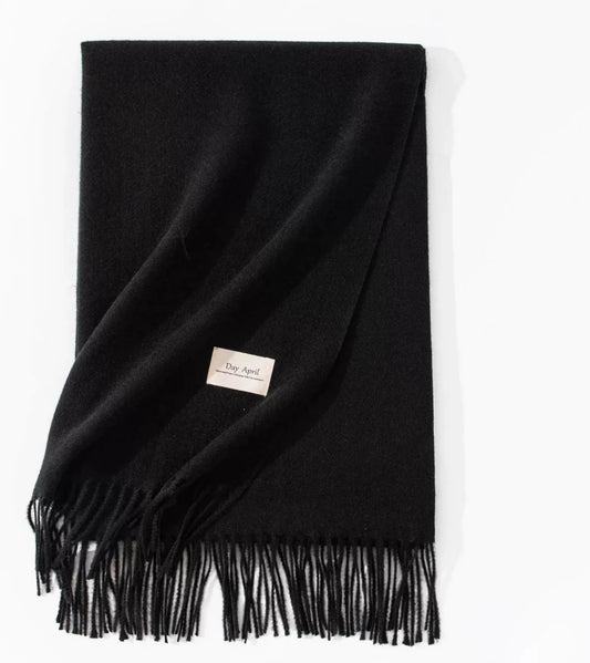 Day April Plain scarf in black