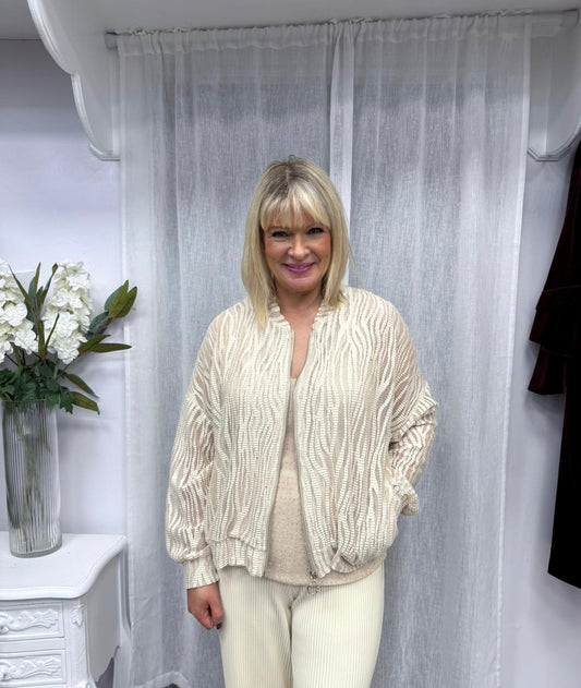 Ladies assorted clothing 73171 crochet cream