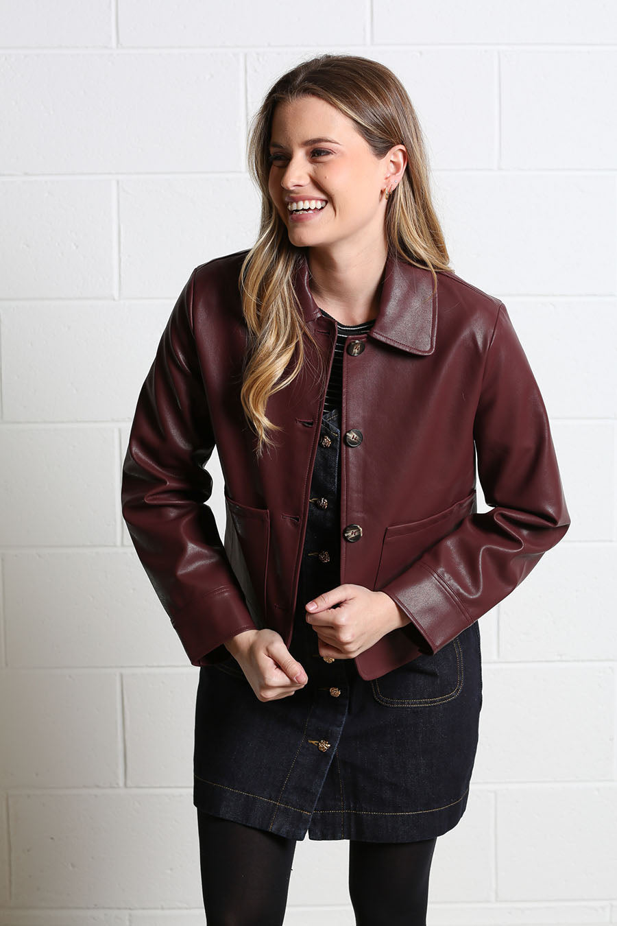 Rant & Rave Adele Jacket Burgundy