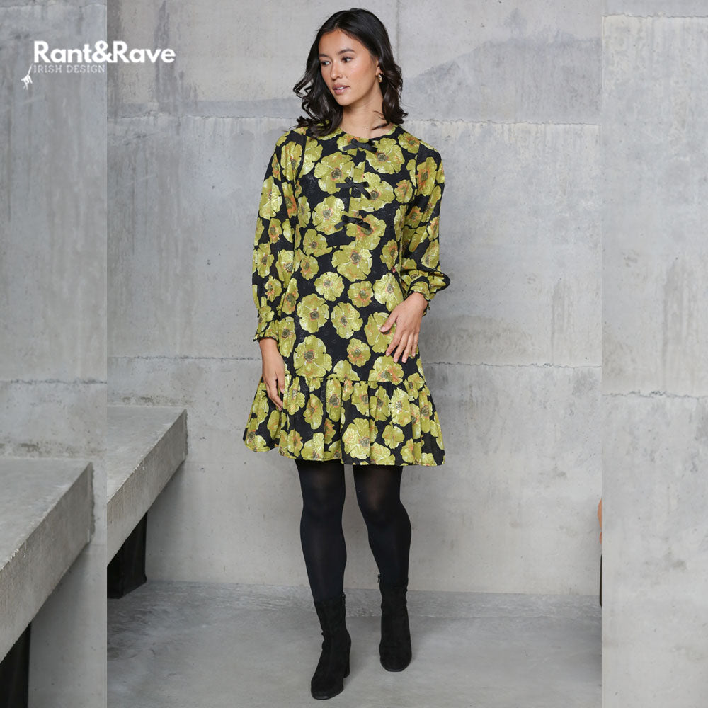 Rant & Rave Daina Dress Lime Green