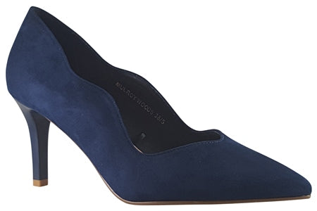 Navy suede mulroy shie